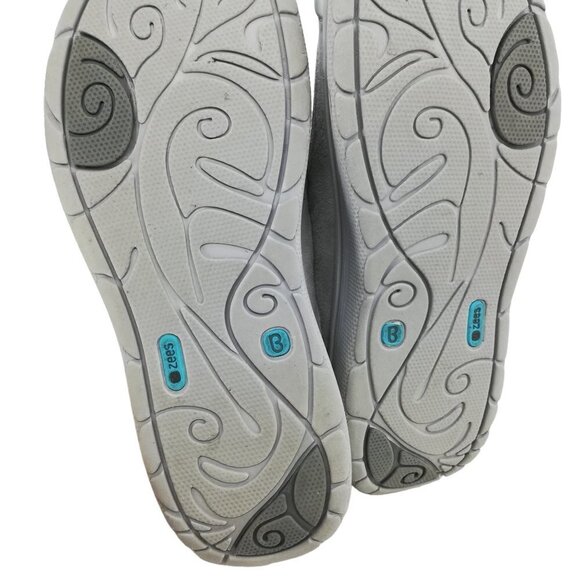 BZees Serenity Slip On Gray Comfort Shoes Size 10 Mule Clog Faux Fur Tennis - Picture 10 of 10